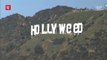 Hollywood sign changed to 'Hollyweed'