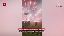 14 injured after fireworks display turns awry