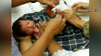 Download Video: Dumped baby is in stable condition, say cops