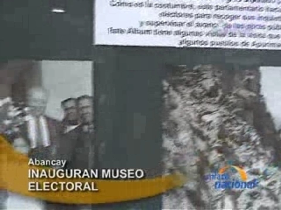 INAUGURAN MUSEO ELECTORAL ABANCAY