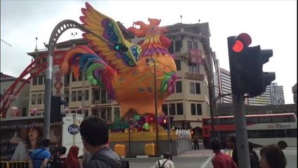 Giant rooster to welcome the Lunar New Year