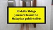 10 skills/ things you need to survive Malaysian public toilets