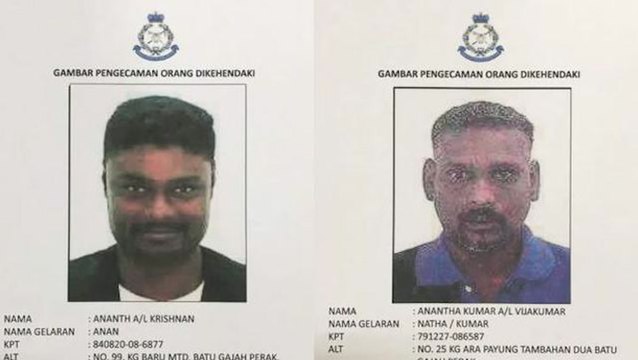 Cops looking for duo over shooting incident