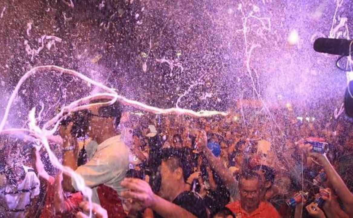 Small town celebrates New Year in a big way