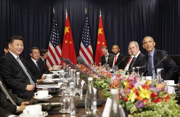 Xi, Obama meet at Apec in Lima