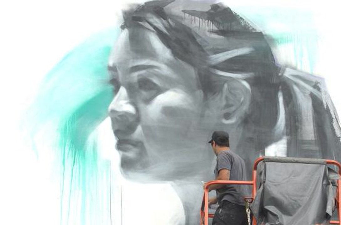 Biggest street mural in the making in Penang