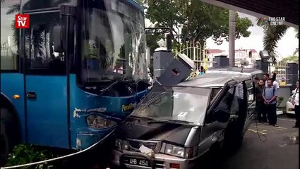 Man escapes collision