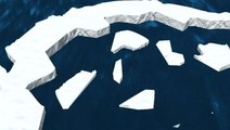 Giant iceberg set to break off from Antarctic ice shelf