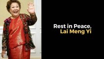 Veteran Malaysian actress Datuk Lai Meng dies at 90