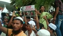Protest calling for immediate end to ongoing violence in Myanmar