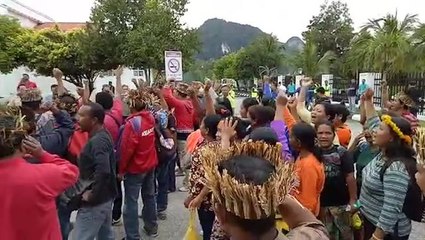 Orang Asli show solidarity with 47 arrested activists