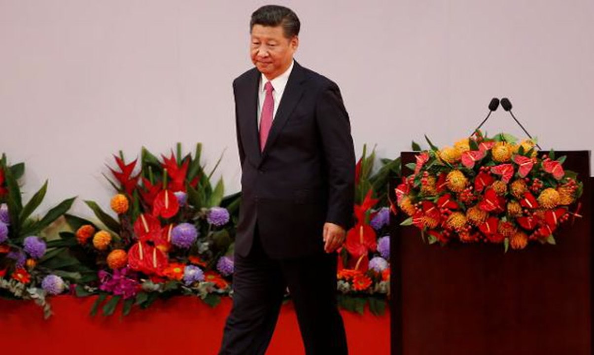 China president warns HK residents not to threaten national security