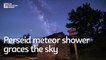 Perseid meteor shower graces the sky