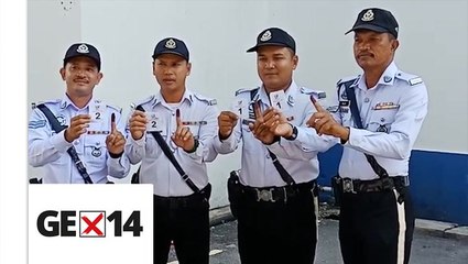 Ipoh, Penang and Sarawak cops cast early vote
