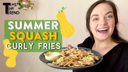 Summer Squash Curly Fries