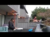 Duo Plays Musical Instruments and Sing from Their Patio to Entertain Neighbors