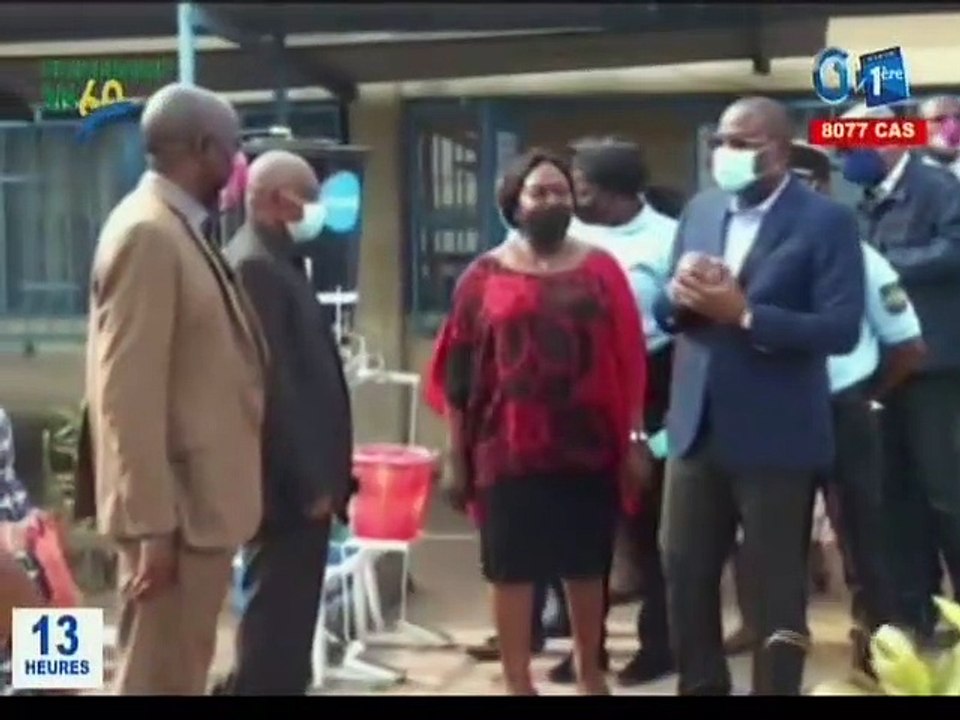 RTG / Tournée du ministre de l’éducation nationale aux centres d’examen de baccalauréat à Port-Gentil  pour s’assurer de la mise en oeuvre des mesures visant à lutter contre la covid-19