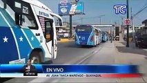 EN VIVO | Desde la Juan Tanca Marengo se registra mucho movimiento vehicular y existen problemas con paso peatonal