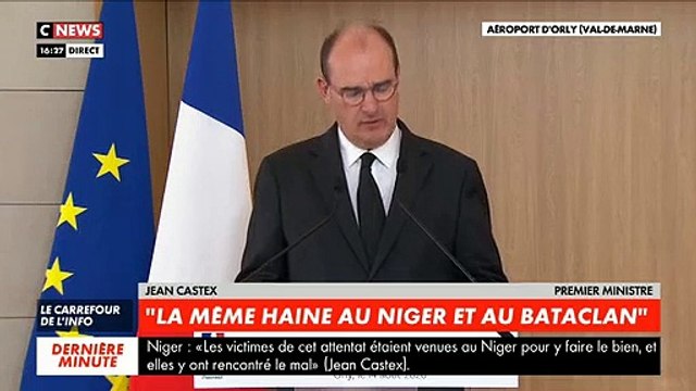 Regardez l’hommage du Premier ministre Jean Castex aux humanitaires français tués au Niger: Les victimes étaient venues faire le bien et ont rencontré le mal - VIDEO