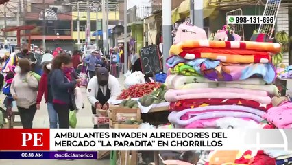 Ambulantes invadieron alrededores del mercado La Paradita  en Chorrillos | Primera Edición (HOY)