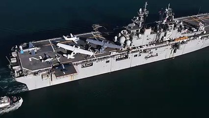 Warbirds Arrive in Pearl Harbor • USS Essex • August 10, 2020