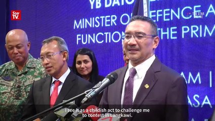 Hisham dismisses Dr M's Langkawi challenge