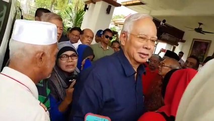 Najib back in Pekan, denies seeking witness protection over 1MDB probe