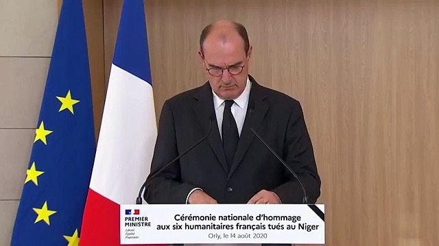 L'hommage de Jean Castex aux 6 français assassinés au Niger
