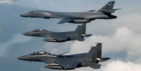 US flies bombers over Korean peninsula