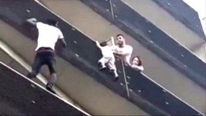 Malian hero scales Paris building to save child