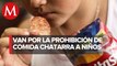 Diputados del PRD y PT presentan iniciativa contra comida chatarra a menores