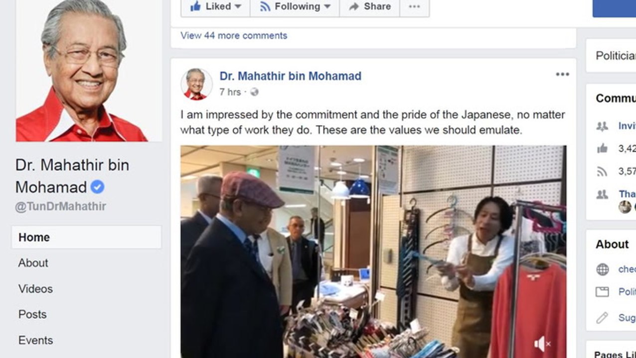 Dr M still very fond of Japan after Look East Policy