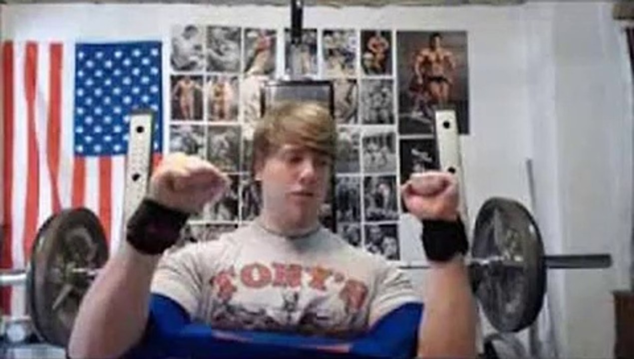 225x10 bench using Sling Shot