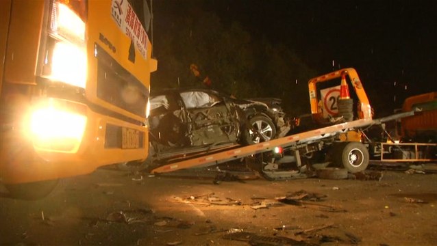 14 killed, 34 injured in vehicle pileup in Lanzhou