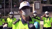 Kadın trafik polislerinden Kovid-19 uyarısı - YOZGAT