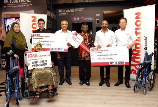 Star Foundation donates 13 wheelchairs and RM45,000 to NGOs