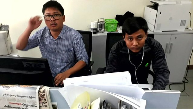 Two Reuters journalists facing jail in Myanmar