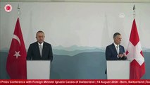 Mevlüt Çavuşoğlu İsviçre Dışişleri Bakanı Ignazio Cassis ile Ortak Basın Toplantısı
