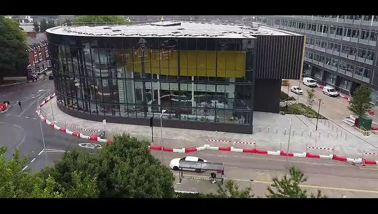 Tour of the site of the Danum Gallery, Library...