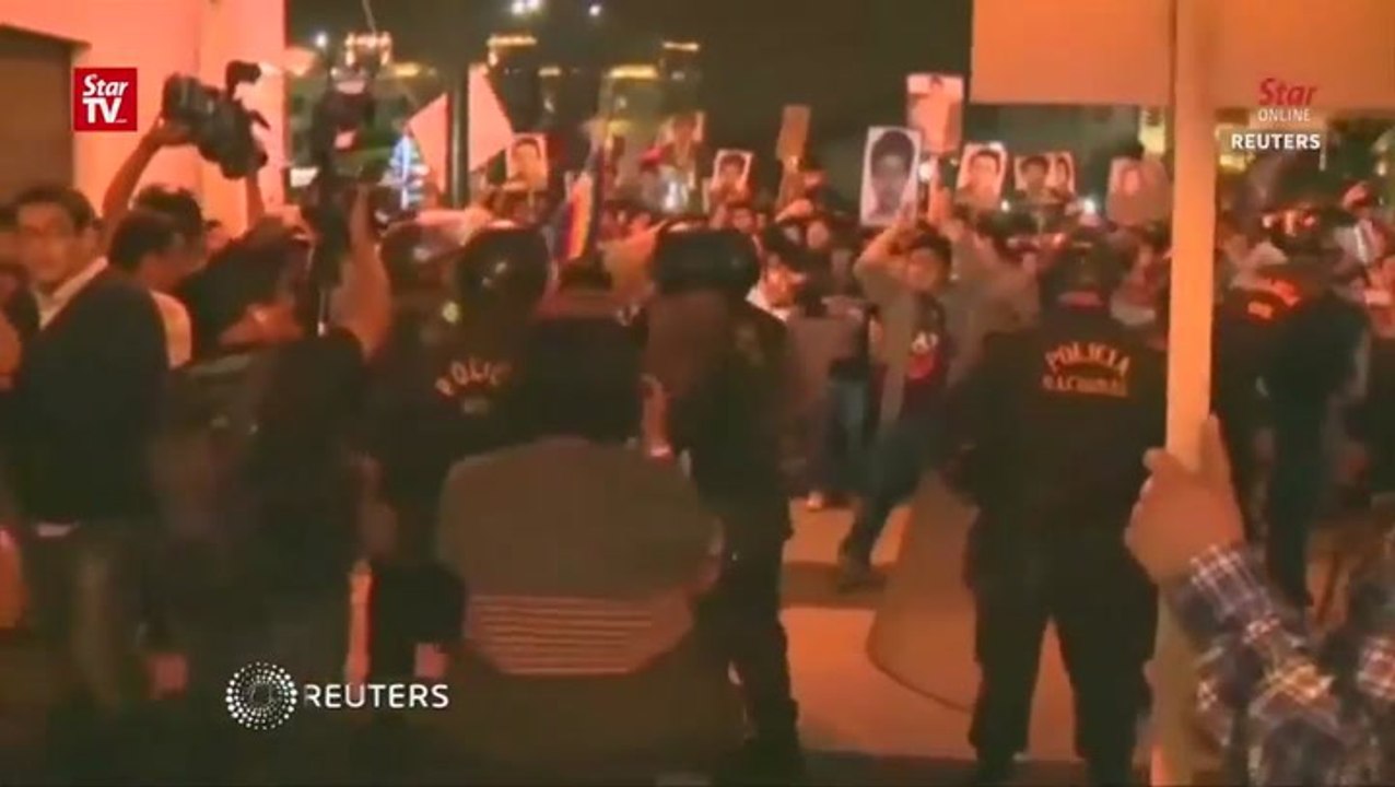 Violent clashes in Peru after ex-leader pardoned