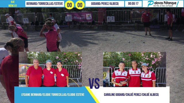 64e du triplette ESTEVE vs MONACO : Palavas pétanque 2020