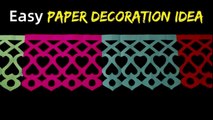 Easy Paper Decoration for Ganpati | Ganesh Chaturthi Craft Ideas | Paper Decoration Ideas for Ganpati Utsav At Home | Ganesh Chaturthi 2020