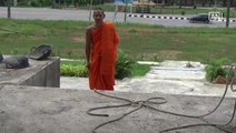 [NTV 180618] Tri coloured temple in southern Thailand