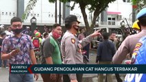 Gudang Pengolahan Cat Hangus Terbakar