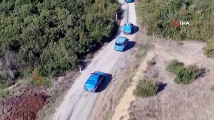 Drone ile kenevir tarlaları böyle tespit edildi