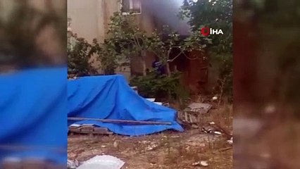 Kozan’da ikamet yangını