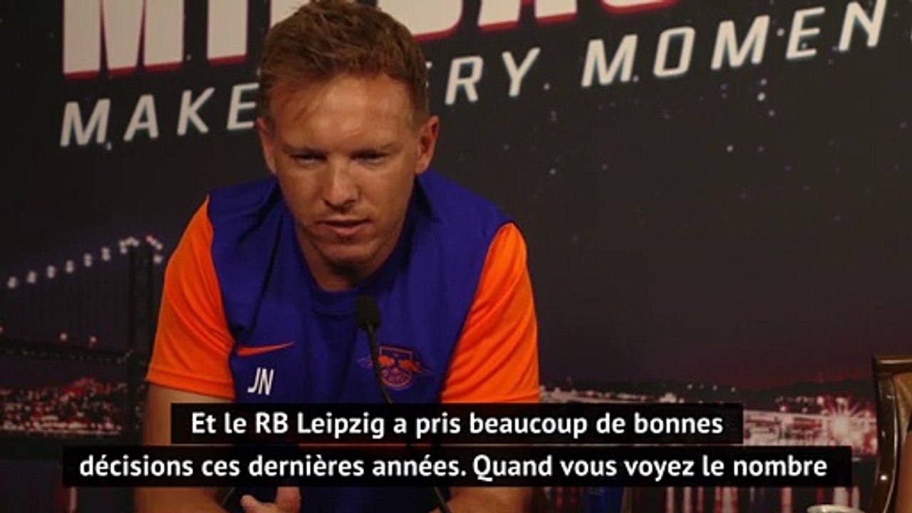 Ligue des Champions - Nagelsmann : "Leipzig a pris beaucoup de bonnes décisions ces dernières années"