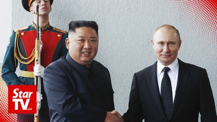 Kim meets Putin