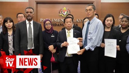 Group turns up in Parliament calling for murder charge in Beng Hock case