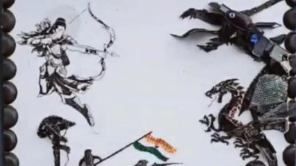 Good News: Assam boy makes art using Chinese e-waste